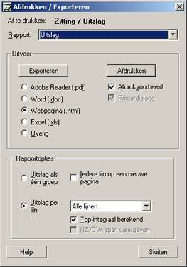 AfdrukkenExporterenBI