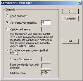 CorrigeerMPStraf